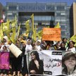 Protest Kurdyjek w Bejrucie
