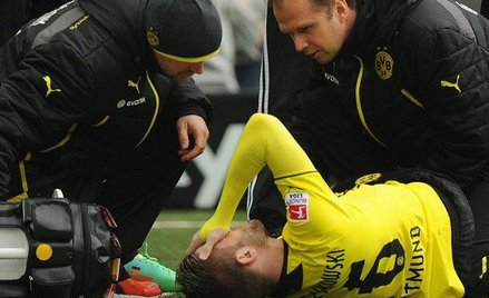 Jakub Błaszczykowski doznał kontuzji już w trzeciej minucie meczu z Augsburgiem