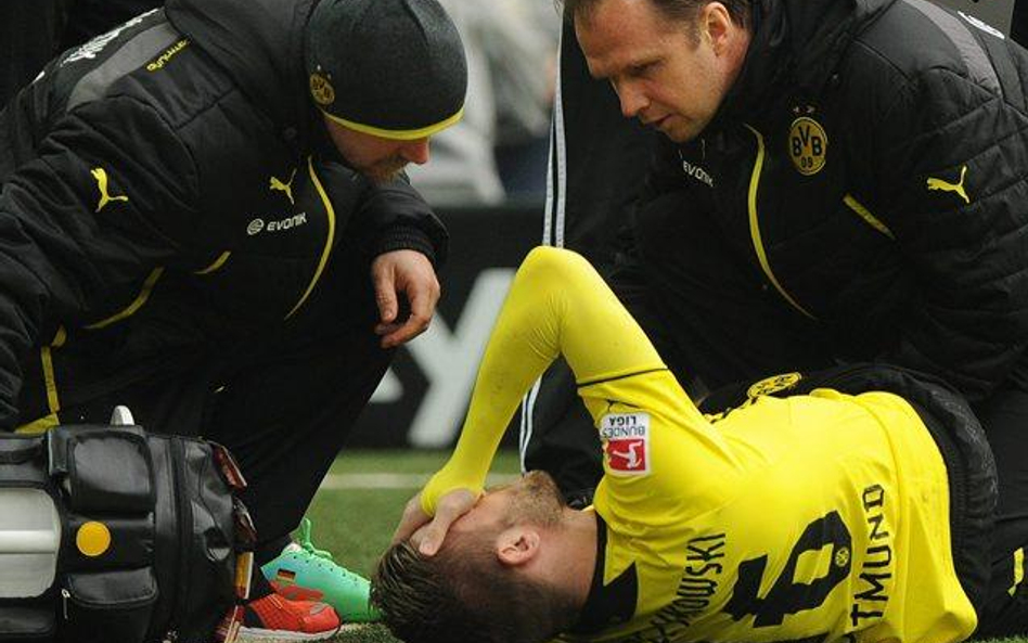 Jakub Błaszczykowski doznał kontuzji już w trzeciej minucie meczu z Augsburgiem