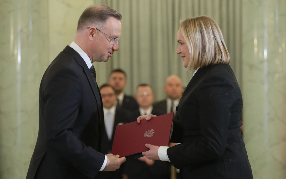 Andrzej Duda i Dominika Chorosińska