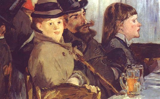 Édouard Manet, „W kawiarni”, olej na płótnie, 1878