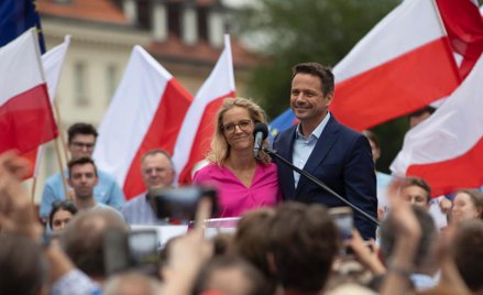 Dąbrowska: Trzaskowscy wykorzystali nieobecność pierwszej damy