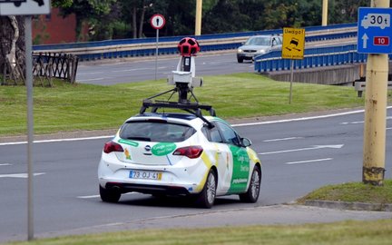Samochód Google Street View na ulicach Szczecina