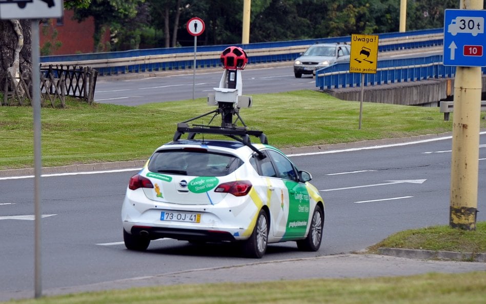 Samochód Google Street View na ulicach Szczecina