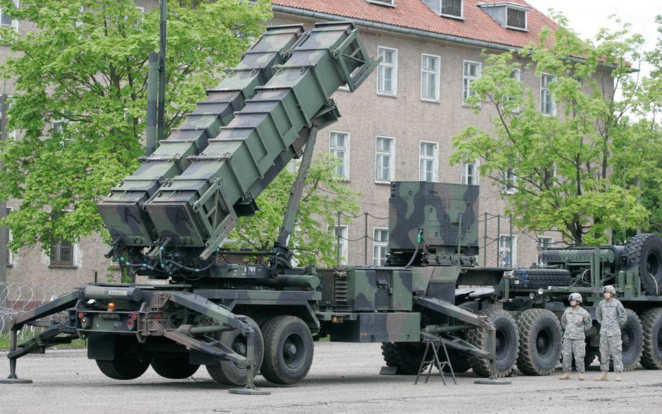 Zestaw Patriot w bazie wojskowej w Morągu w 2010 r.