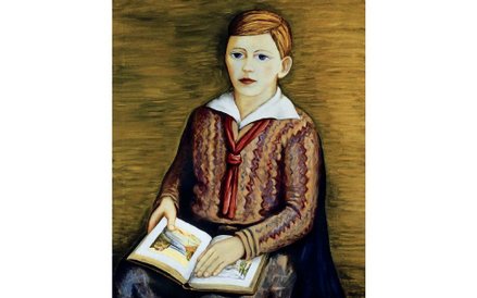 Mojżesz Kisling, "Portret z książką"