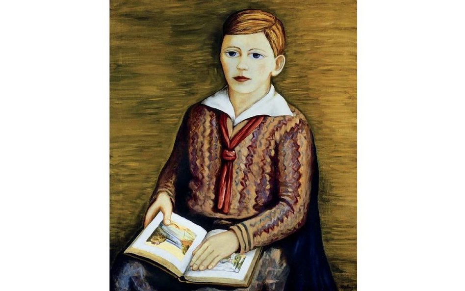 Mojżesz Kisling, "Portret z książką"