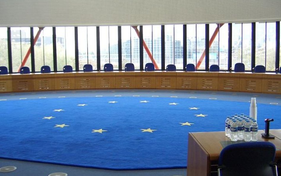 Sala rozpraw Europejskiego Trybunału Praw Człowieka