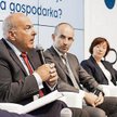 Uczestnicy debaty (od prawej): Jacek Szwajcowski – Pelion, Agnieszka Sobieszek – ŁSSE, Tomisław Bens