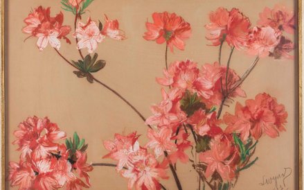 Leon Wyczółkowski (1852–1936) Różowe azalie, 1903 Pastel