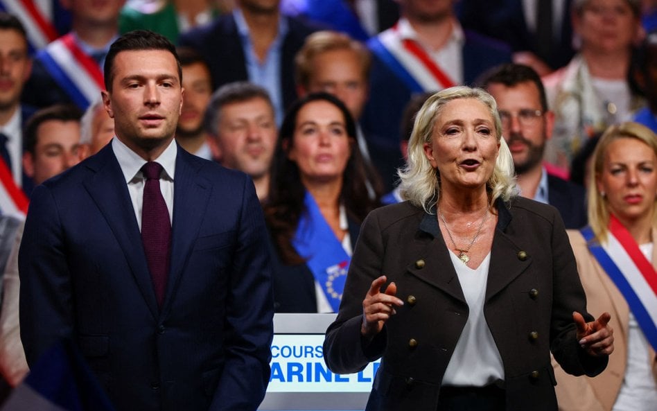 Marine Le Pen i Jordan Bardella