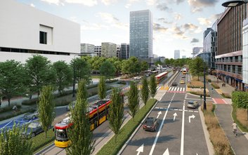 Marszałkowska według projektu Nowe Centrum Warszawy