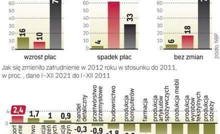 Ekonomiści obawiają się, że w tym roku zatrudnienie może nadal spadać, a bezrobocie wyniesie ok. 14 