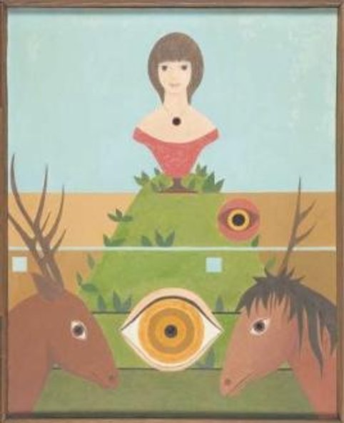 Kazimierz Mikulski tworzył w duchu surrealizmu.