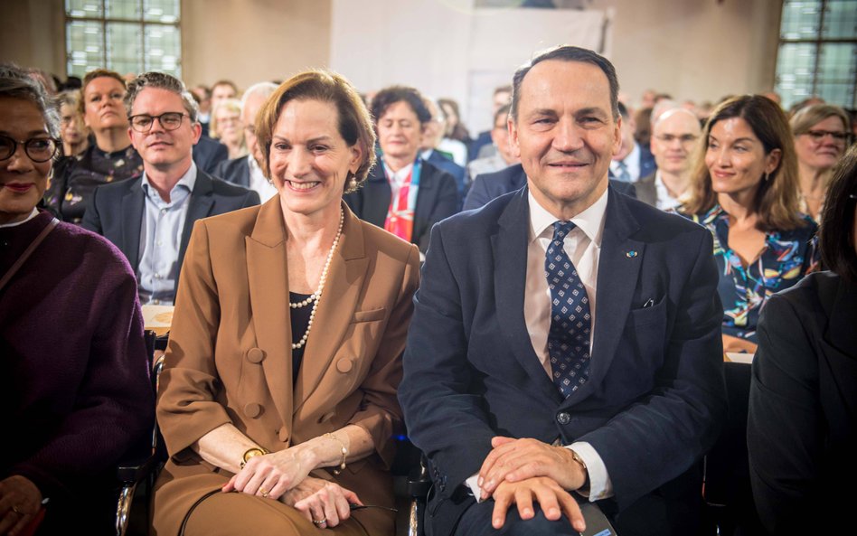 Anne Applebaum i Radosław Sikorski