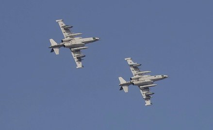 Według strony ukraińskiej ataku miały dokonać dwa rosyjskie samoloty Suchoj Su-25.