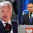 Didier Reynders i Andrzej Duda