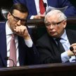 Premier Mateusz Morawiecki i prezes PiS Jarosław Kaczyński