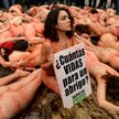 Barcelona: Nagi protest przeciwko futrom