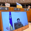 Prezydent Ukrainy wystąpił na forum PE za pośrednictwem wideołącza