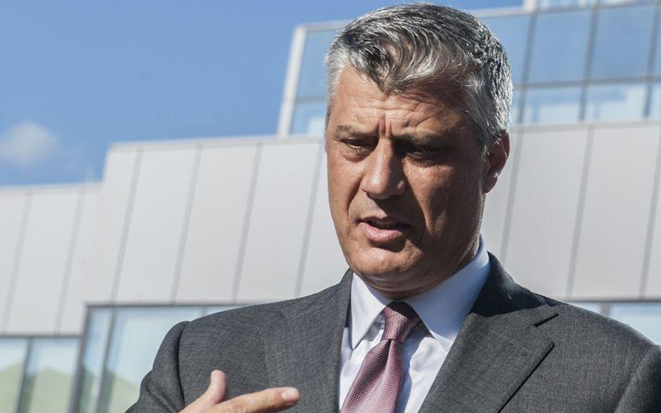 Wicepremier Kosowa Hashim Thaci