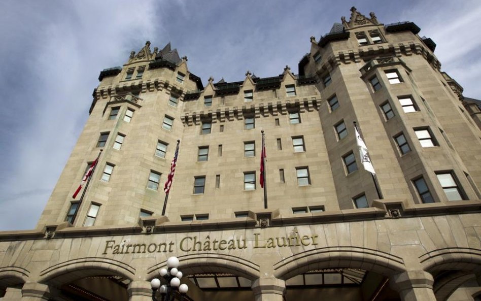 The Fairmont Chateau Laurier w Ottawie