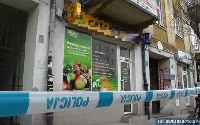 Sprawcę napadu na ten bank pomógł policji złapać 78-letni mieszkaniec Kielc. Dziś dostał za to podzi
