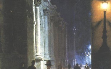 Obraz Aleksandra Gierymskiego „Luwr w nocy”