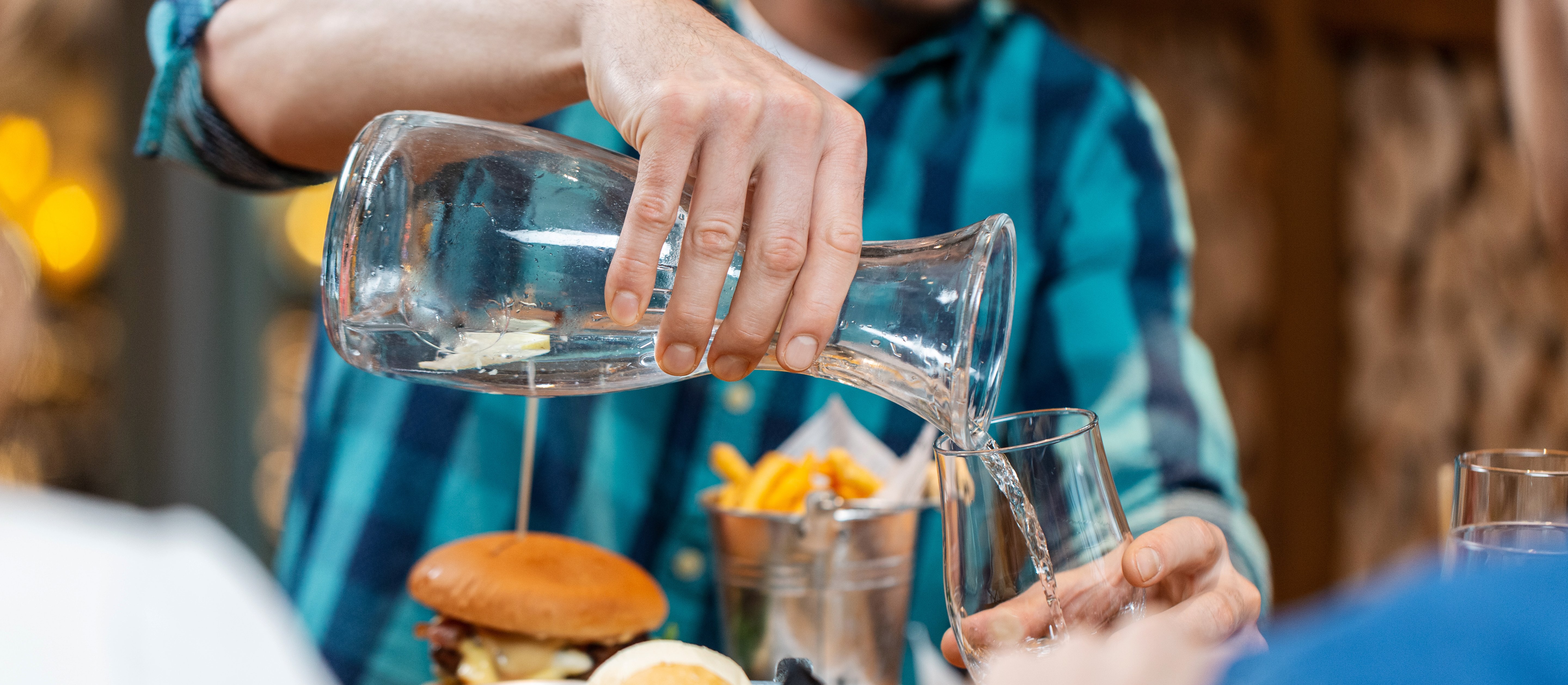 Water with the meal is free. Changes in restaurants are coming