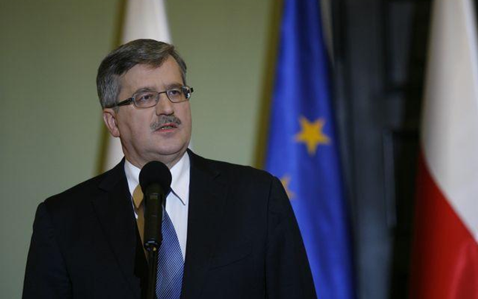 Prezydent Bronisław Komorowski