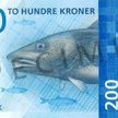 Norwegia ma rybę na banknocie