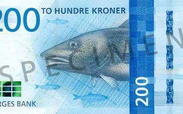 Norwegia ma rybę na banknocie