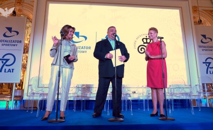 Rolę gospodarzy spotkania z okazji 70-lecia Totalizatora Sportowego pełnili: Beata Stelmach, prezes 