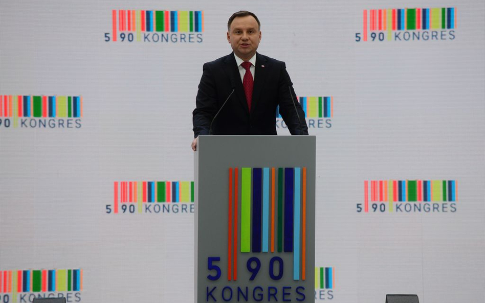 Prezydent Andrzej Duda otworzył trzeci Kongres 590.