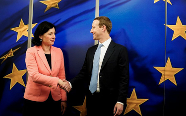 Věra Jourova spotkała się z Markiem Zuckerbergiem 17 lutego w Brukseli