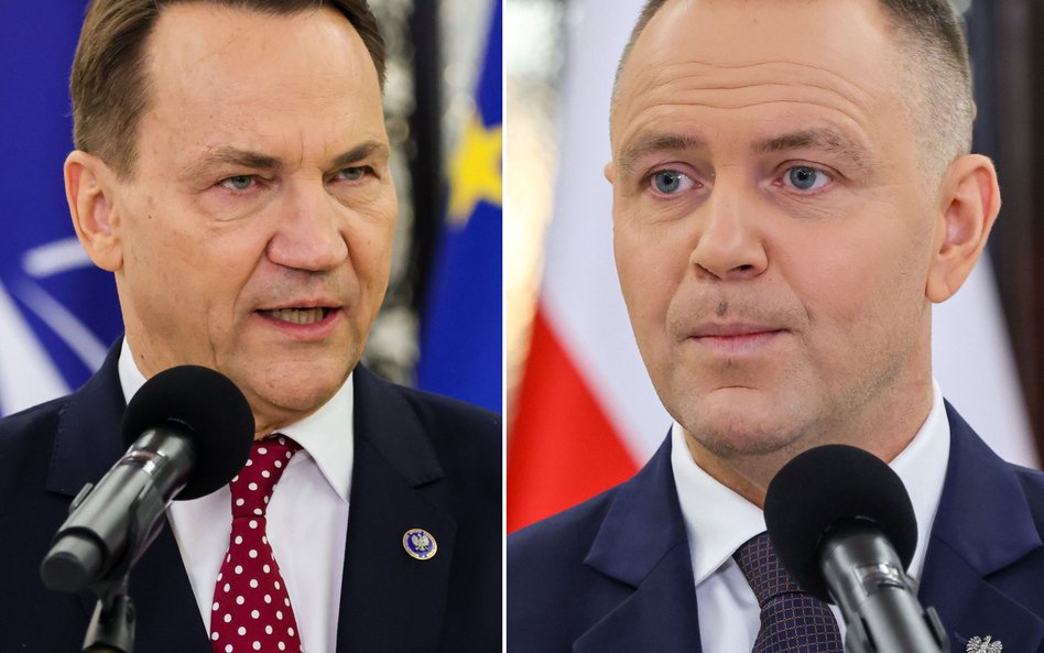 Radosław Sikorski i Karol Nawrocki