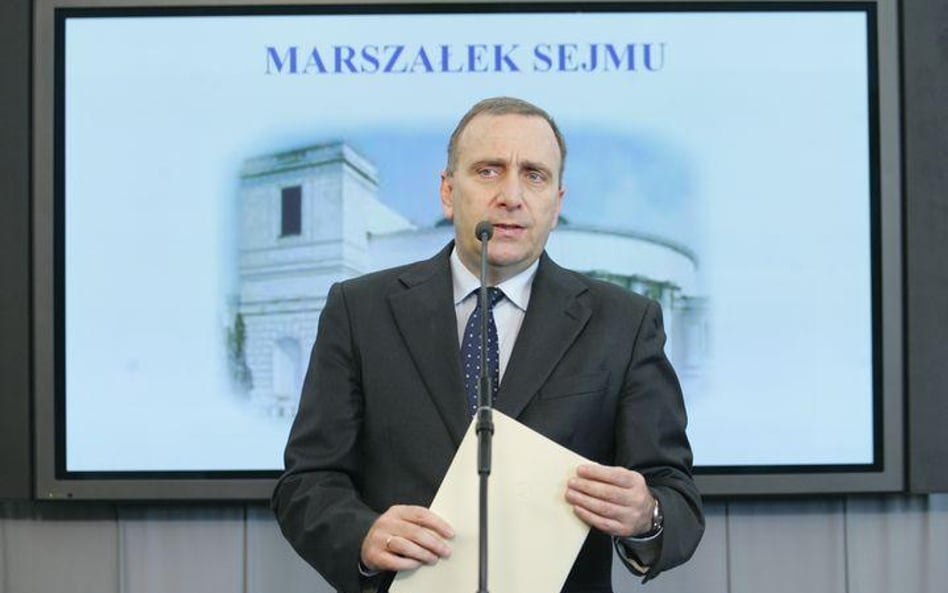 Marszałek Sejmu Grzegorz Schetyna