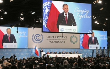 Prezydent Andrzej Duda podkreślał, że Polsce udało się obniżyć aż o 30 proc. emisje gazów cieplarnia