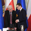 The fired minister Piotr Naimski and Prime Minister Mateusz Morawiecki