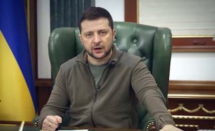 Prezydent Ukrainy Wołodymyr Zełenski