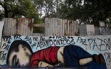 Śmierć 3-latka w wodach Morza Śródziemnego zaszokowała cały świat (na zdjęciu graffiti w jednym z br