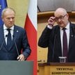 Premier Donald Tusk, prezes Trybunału Konstytucyjnego Bogdan Święczkowski