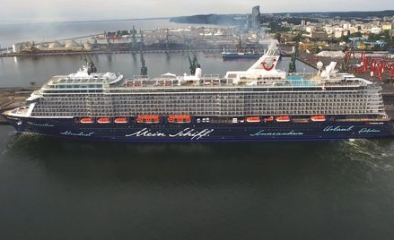 Statek Mein Schiff5 pływał też po Bałtyku