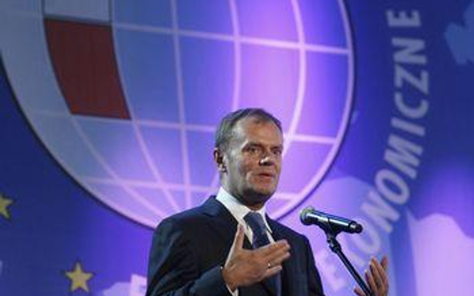 Premier Donald Tusk na inauguracji Forum Ekonomicznego w Krynicy