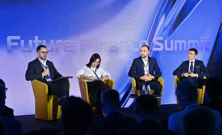 W panelu wzięli udział: Marcin Opoka, wicedyrektor GPW (pierwszy z lewej), Katarzyna Przewalska, dyr