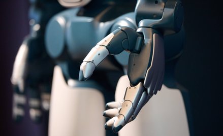 Humanoidalny robot Agile ONE zaprezentowany podczas konferencji prasowej w siedzibie firmy Agile Rob