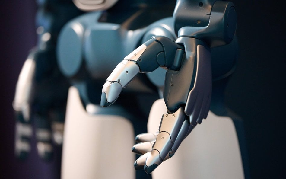 Humanoidalny robot Agile ONE zaprezentowany podczas konferencji prasowej w siedzibie firmy Agile Rob