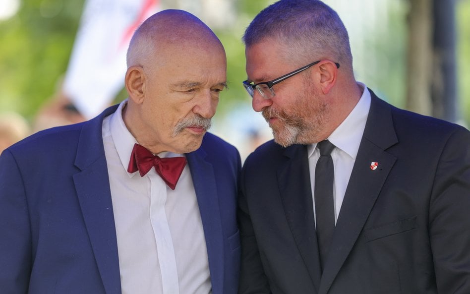 Janusz Korwin-Mikke i Grzegorz Braun