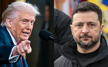 Donald Trump, Wołodymyr Zełenski