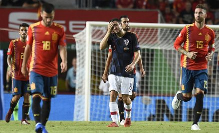 Liga Narodów: Klęska Chorwatów - przegrywają 0:6 z Hiszpanią